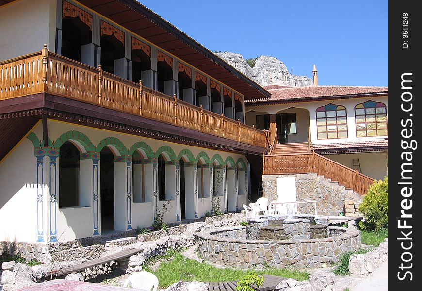 Bakhchisarai. Tourism. A monument of architecture. A palace of the sultan. Crimea. Moslem. An islam. Ukraine