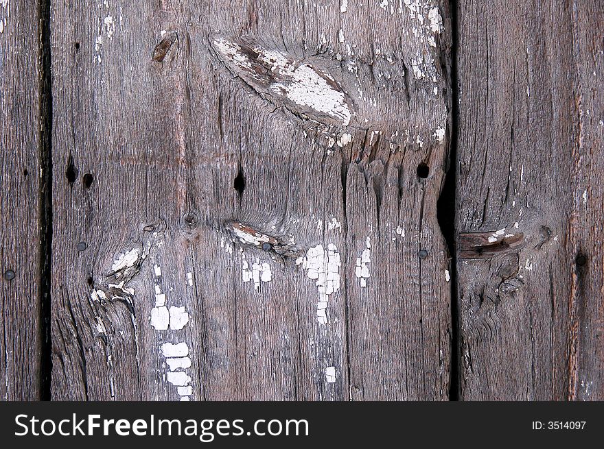 Old grunge wood with paint chipping. Old grunge wood with paint chipping