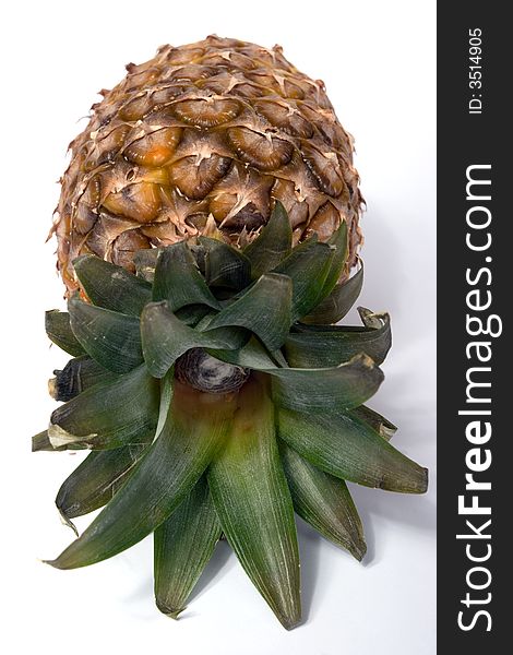 Pineapple isolated on white background,fruit