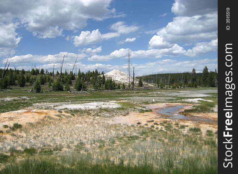 Upper Geyser Basin is located in Yellowstone National Park.