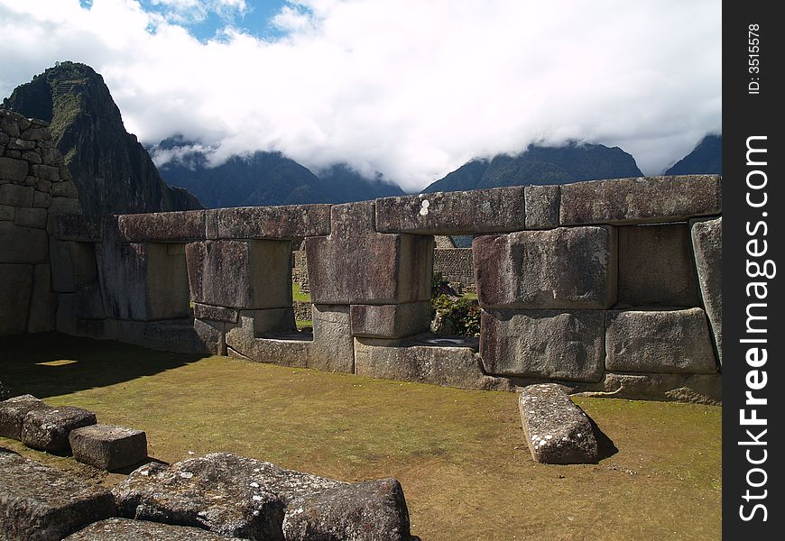 Machu Picchu ancient city (Peru)