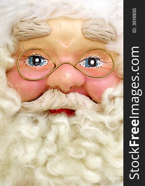 Close-up of Santa Claus ornament. Close-up of Santa Claus ornament
