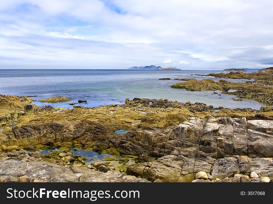 Coastline landscape in northern spain