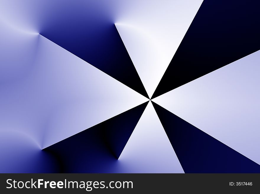 Blue abstract background - computer generated metal illustration