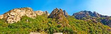 The Panoramagram Of Zu Mountain Royalty Free Stock Photography The Panoramagram Of Zu Mountain Royalty Free Stock Photography