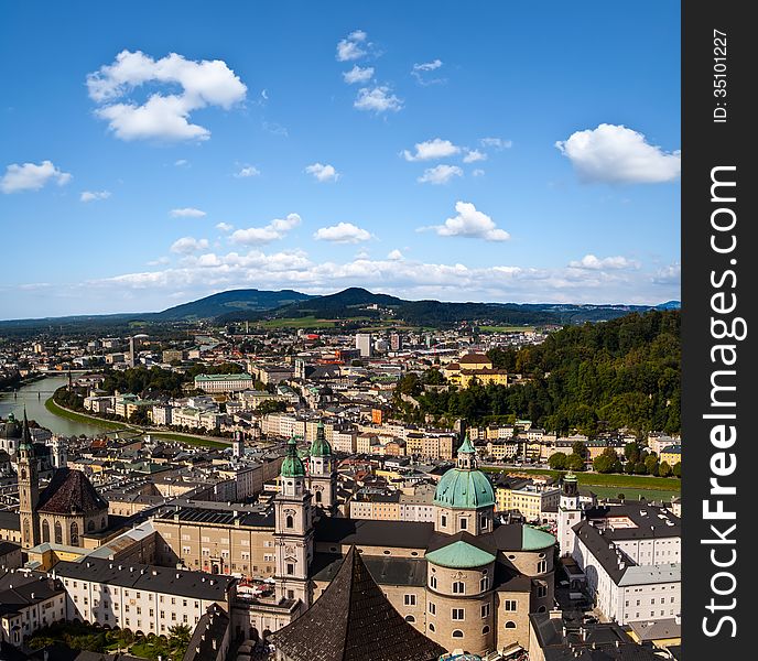 Panorama Of  Salzburg