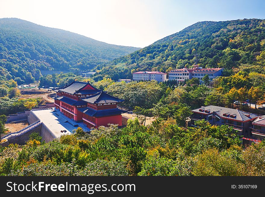 The photo taken in China's Hebei province qinhuangdao city,Zu mountain scenic spot,the gallery valley.The time is October 3, 2013. The photo taken in China's Hebei province qinhuangdao city,Zu mountain scenic spot,the gallery valley.The time is October 3, 2013.