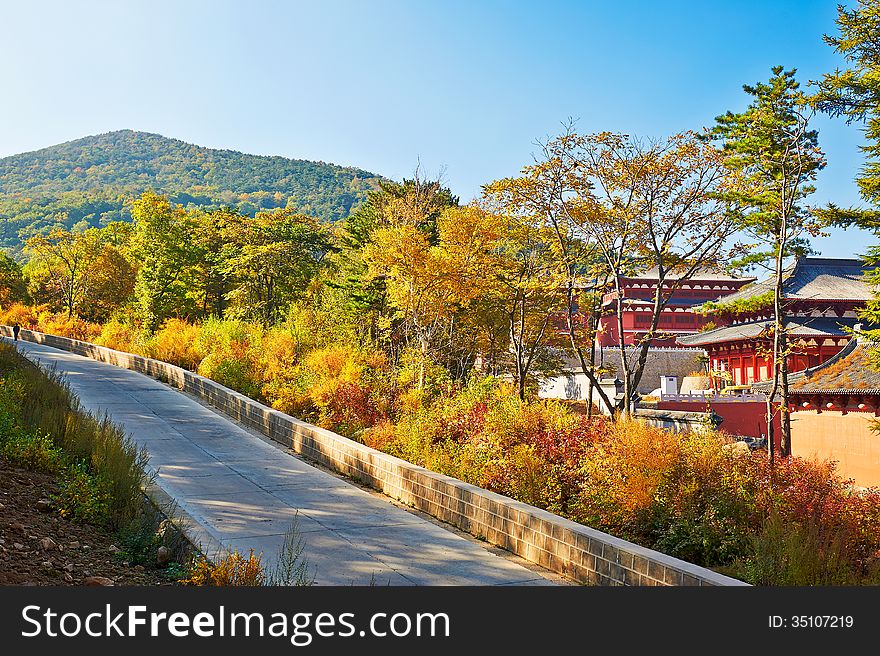 The photo taken in China's Hebei province qinhuangdao city,Zu mountain scenic spot.The time is October 3, 2013. The photo taken in China's Hebei province qinhuangdao city,Zu mountain scenic spot.The time is October 3, 2013.