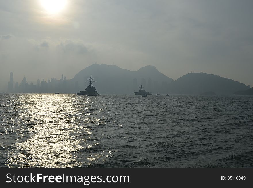 This photo was taken in late 2013 from the US Aircraft Carrier the USS George Washington. This photo was taken in late 2013 from the US Aircraft Carrier the USS George Washington.