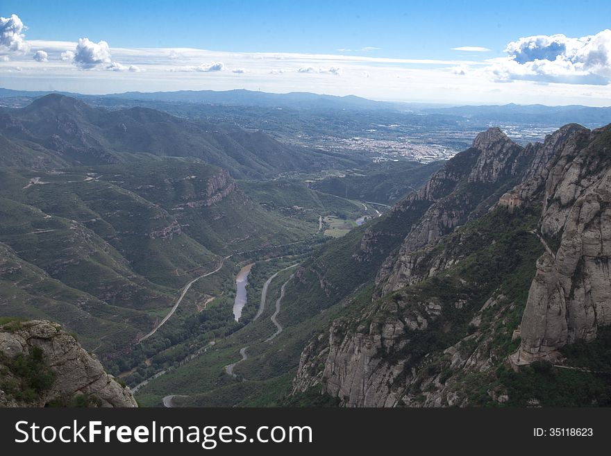 Spain. Catalonia. Montserrat.