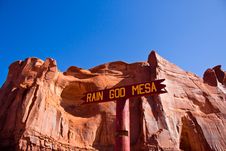 Rain God Mesa; Monument Valley National Park, Ariz Royalty Free Stock Photo Rain God Mesa; Monument Valley National Park, Ariz Royalty Free Stock Photo