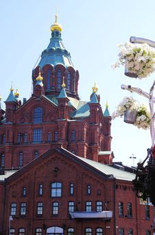 Uspenski Cathedral Finland Stock Image Uspenski Cathedral Finland Stock Image