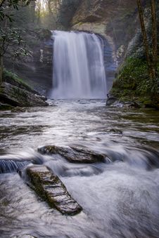 Looking Glass Falls Royalty Free Stock Photography Looking Glass Falls Royalty Free Stock Photography