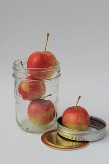 Crabapples In A Sealer Jar Stock Photo Crabapples In A Sealer Jar Stock Photo