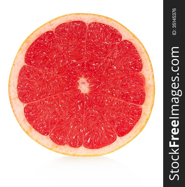 Grapefruit cross-section