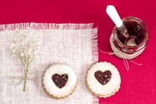 Homemade Cookies Valentine S Day Royalty Free Stock Images Homemade Cookies Valentine S Day Royalty Free Stock Images