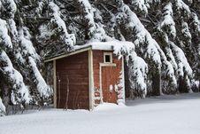 The Outhouse Royalty Free Stock Photo The Outhouse Royalty Free Stock Photo