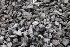 Close-up Of Coal Stock Photography