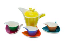 Cups And Teapot Stock Photo Cups And Teapot Stock Photo