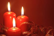 Three Candles Stock Image Three Candles Stock Image
