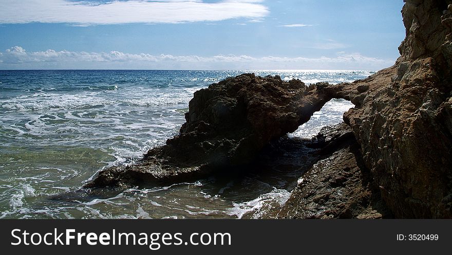 A strange rock near S.Margherita di Pula (Sardinia - Italy)