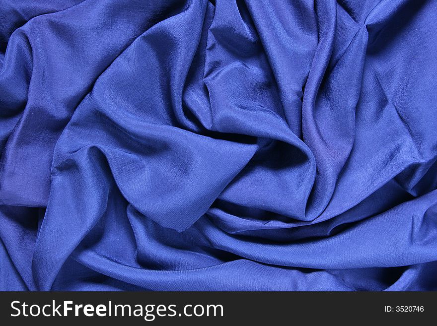 Deep blue facric texture background with waves. Deep blue facric texture background with waves