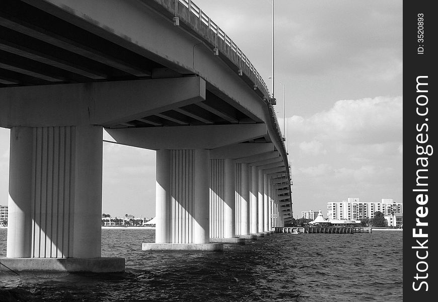 Sand Key Bridge in Clearwater Florida. Sand Key Bridge in Clearwater Florida.