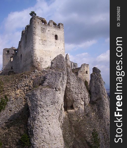 Ruins of the lietava castle
