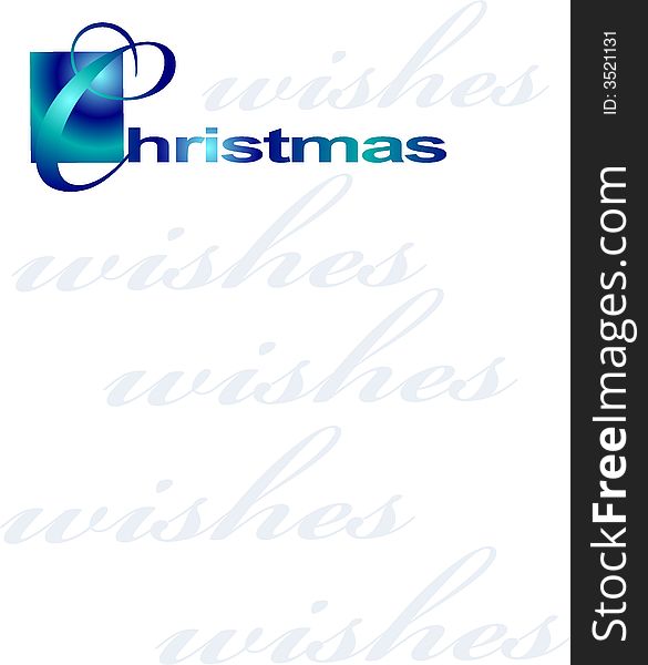 Christmas Wishes logo design available in art adobe illustrator. Christmas Wishes logo design available in art adobe illustrator