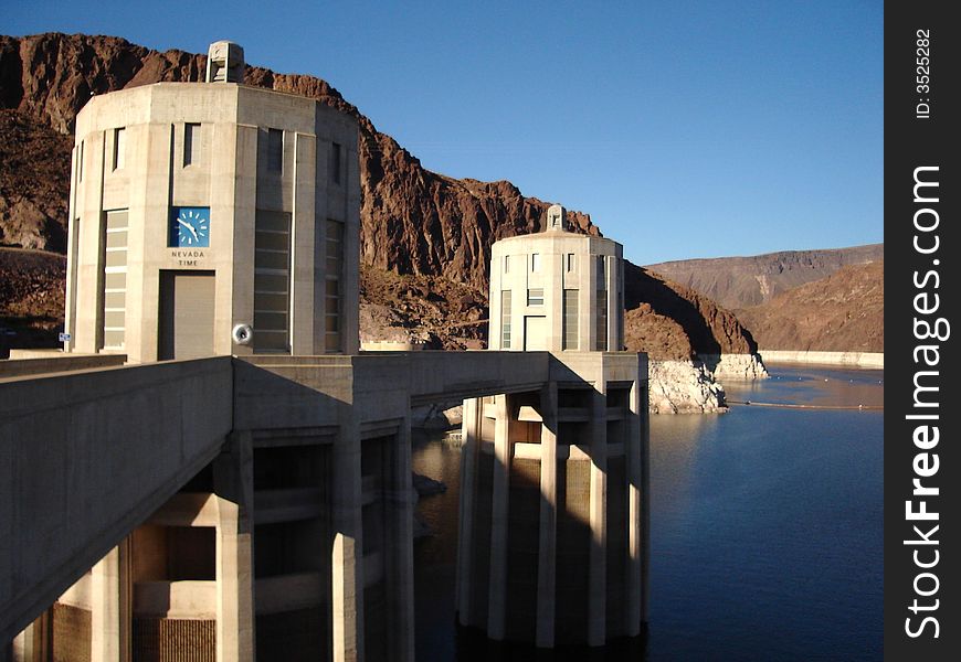 Hoover Dam can be found on Nevada/Arizona border.