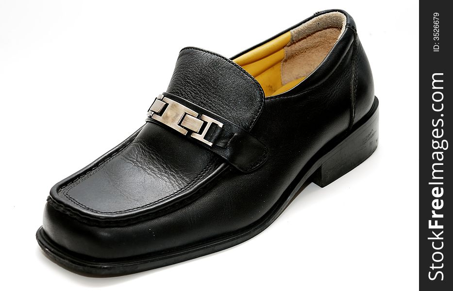 Male black shoes