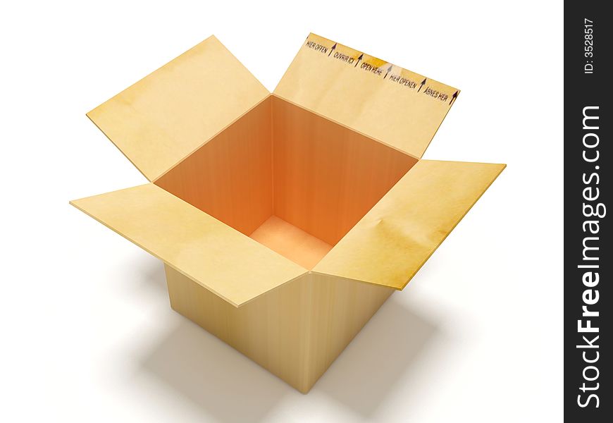 Hi res rendering of yellow box