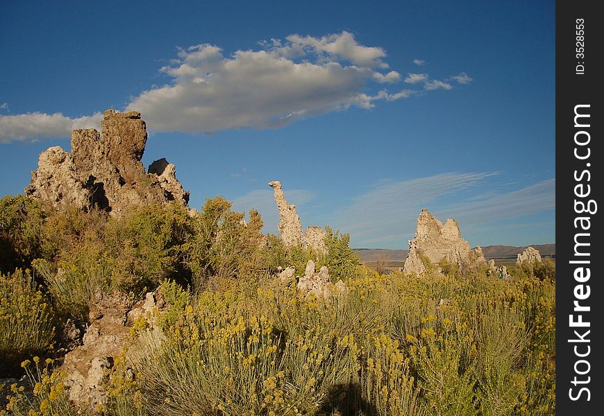 Tufas By Mono Lake