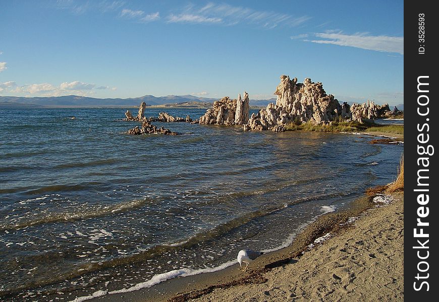 Tufas on Mono Lake