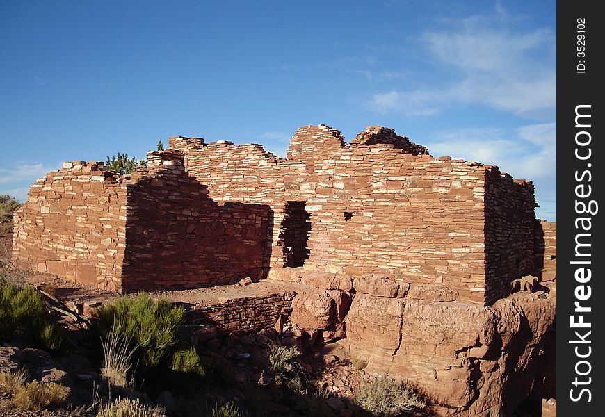 Lomaki Ruin is located in Wupatki National Monument