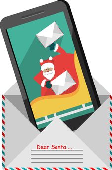Letter To Santa Claus Royalty Free Stock Images Letter To Santa Claus Royalty Free Stock Images
