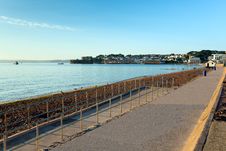 Paignton Beach Devon England Near Brixham Royalty Free Stock Photography Paignton Beach Devon England Near Brixham Royalty Free Stock Photography