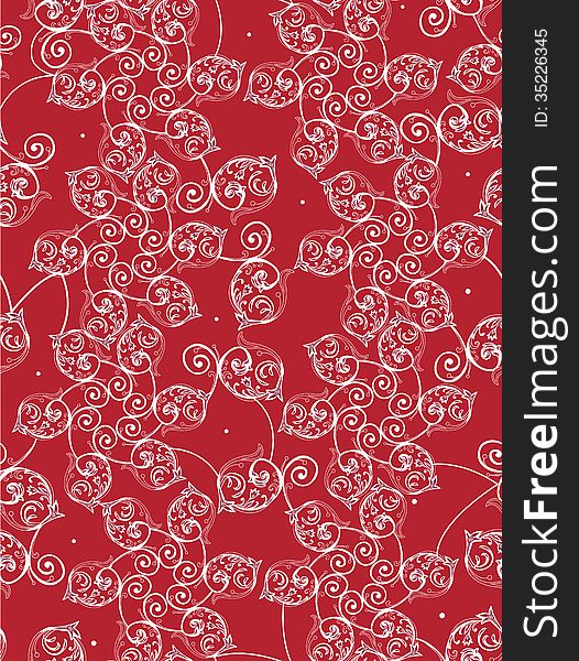 Christmas Seamless Background Vector