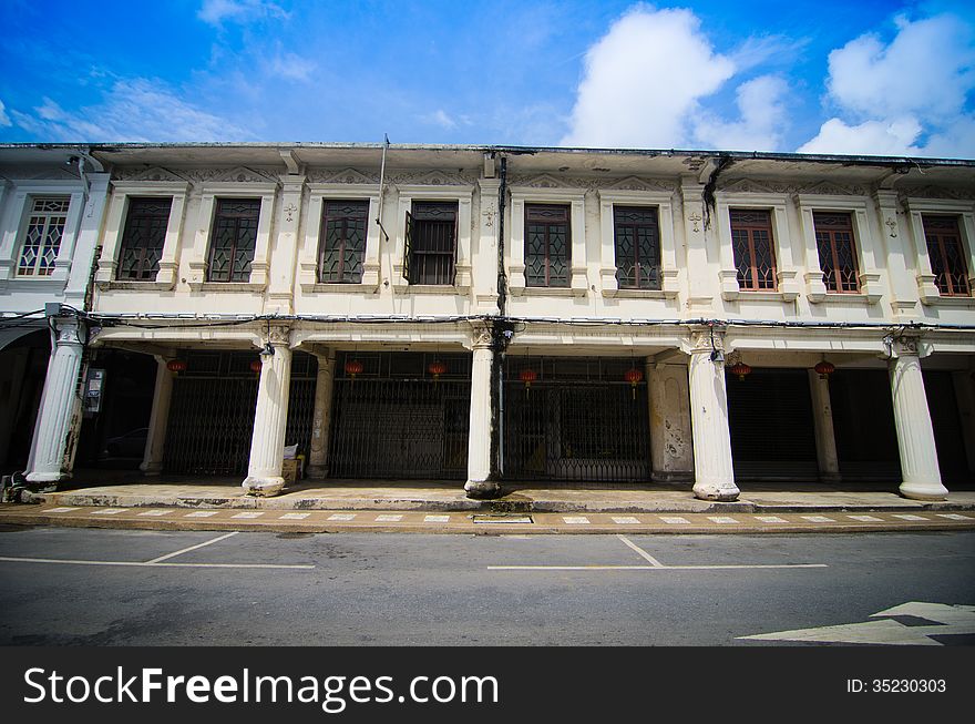 Old building Sino Portuguese style