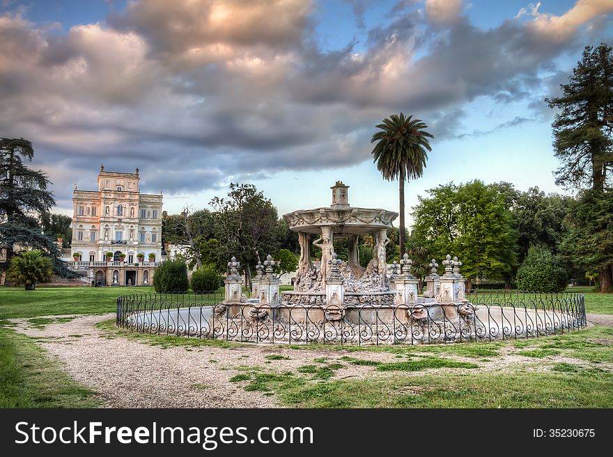 Villa Panphili, Roman Garden