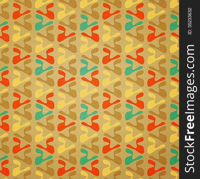 New seamless pattern with tribal colorful ornament can use like vintage wallpaper. New seamless pattern with tribal colorful ornament can use like vintage wallpaper