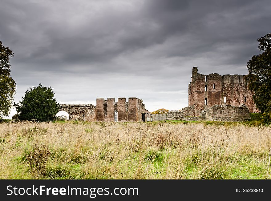 Norham Castle from the 12th century was in the heart of the border wars