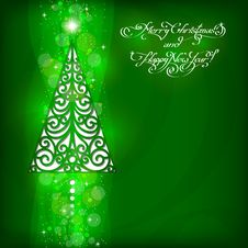 Christmas Background With Christmas Tree Stock Photography Christmas Background With Christmas Tree Stock Photography
