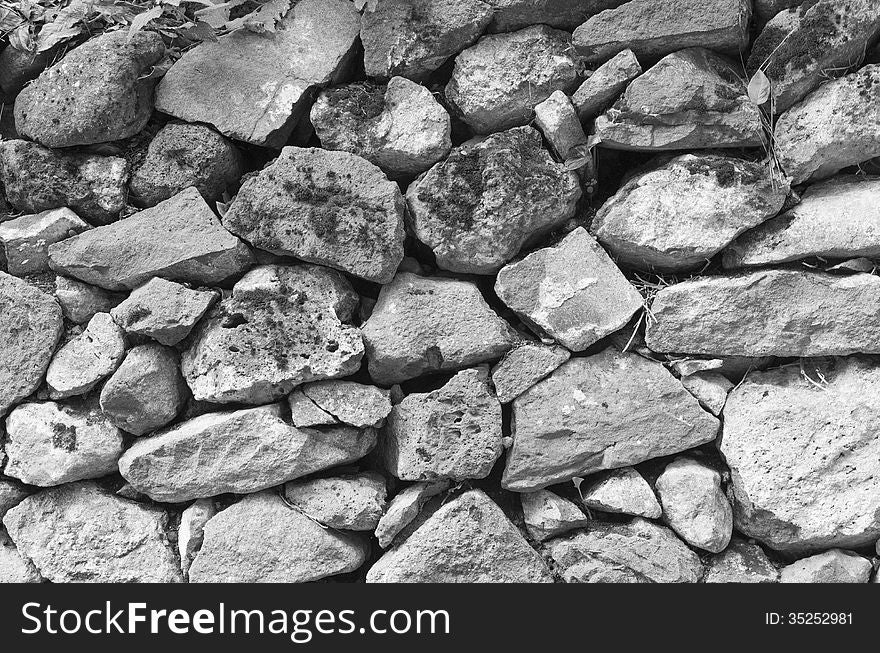 Natural Background, wall of stones