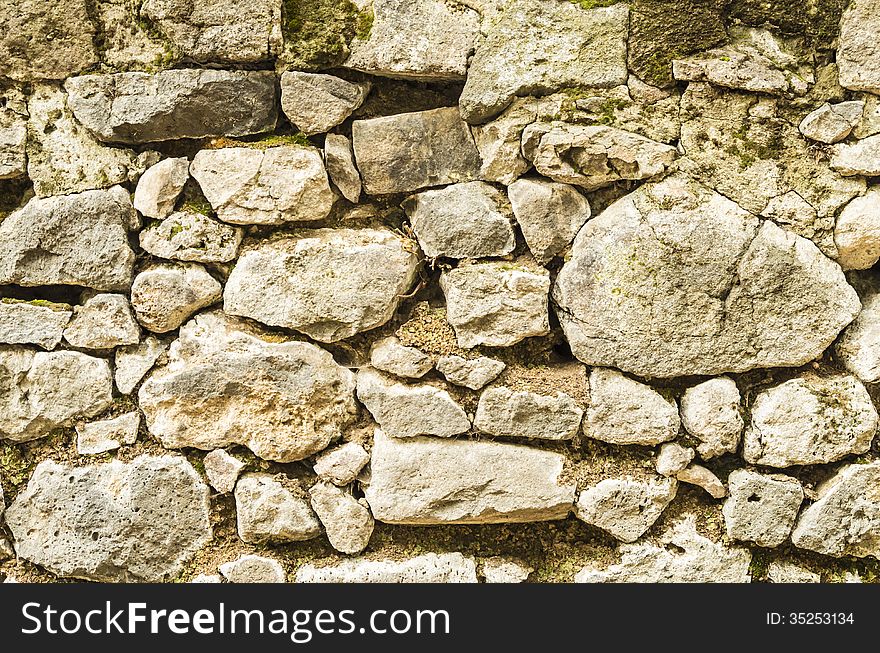 Natural Background made with stones