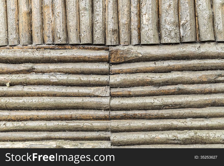 Natural Background wall of wood