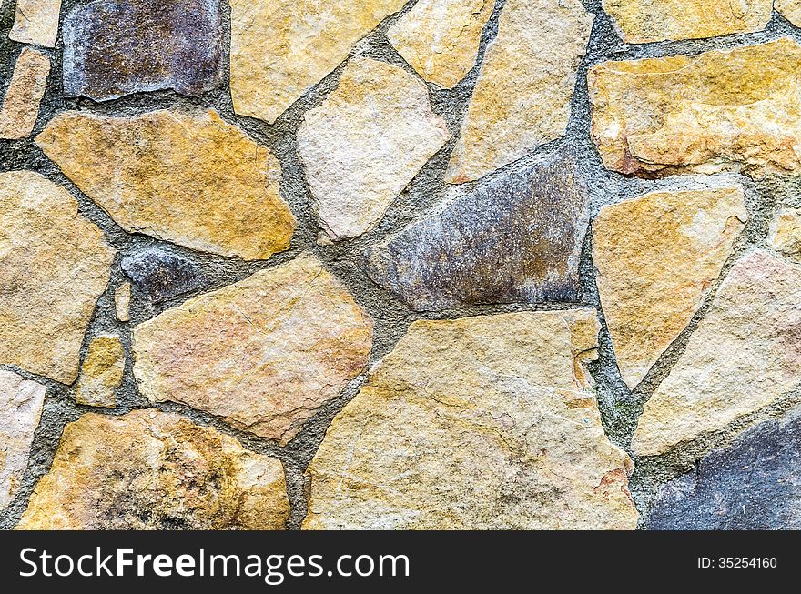 Natural Background wall of stones
