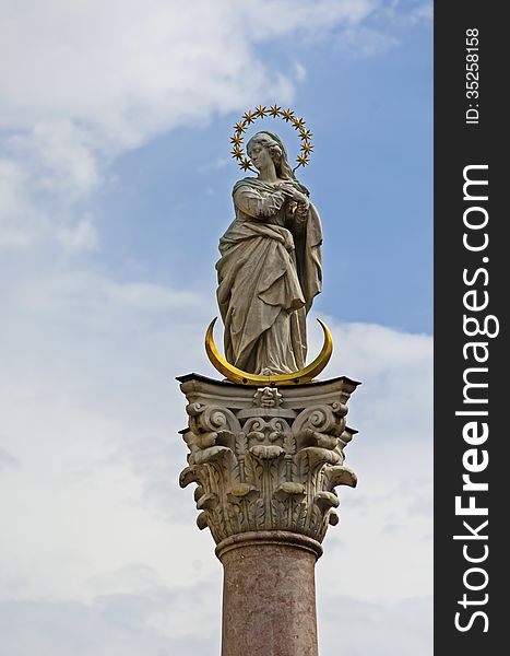 Statue of maria-Theressa in Innsbruck, Austria