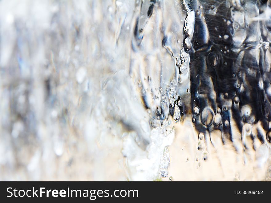 Ice sculpture background