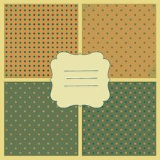 Set Of Vector Seamless Pattern Stock Photography Set Of Vector Seamless Pattern Stock Photography